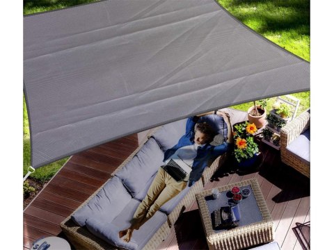 Żagiel przeciwsłoneczny ogrodowy wodoodporny 3 x 2m