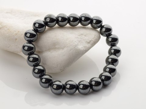 Zestaw bransoletek z hematytu 12szt. | B-2388