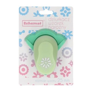 Dziurkacz wzorek 25 mm narożny KWIATEK | 7338 NR 5