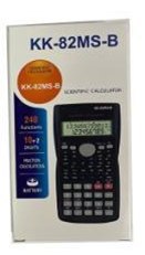 Kalkulator naukowy 240 funkcji z instrukcją obsługi czarny z bateriami