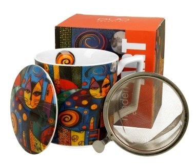 Kubek 450ml. z zaparzaczem MODERN CAT