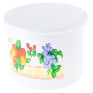 Kubek emalia z pokrywką 12cm DIA1005