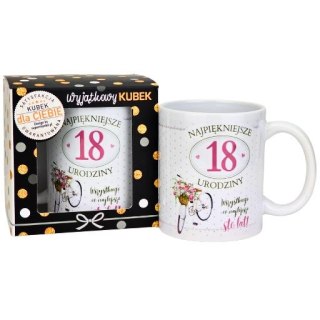 Kubek na 18 urodziny dla kobiety (rower) 3309-UR19-18