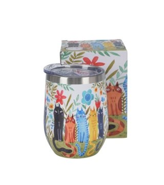 Kubek termiczny Koci Świat KOTY OGRODOWE