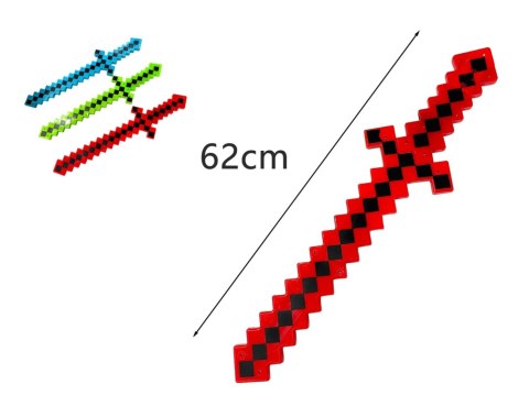 Miecz minecraft światło i dźwięk