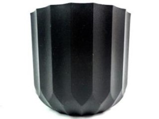 Osłonka doniczka dekoracyjna gruby plastik 9,5 x 10cm