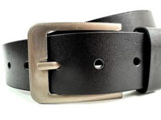 Pasek czarny do spodni 125cm