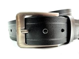 Pasek czarny do spodni 125cm