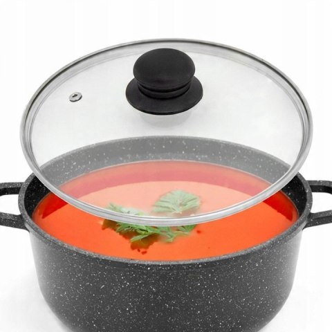 Pokrywa szklana 14 cm pokrywka do garnka rondla