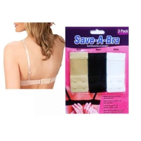 Przedłużka zapięcie do biustonosza 3szt. XJ3329