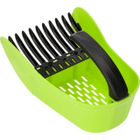 Zbieraczka do drobnych owoców, zielona, z tworzywa