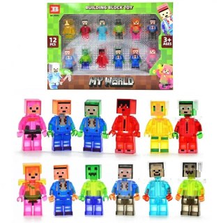 Zestaw figurek 12szt. MY WORLD B-3878