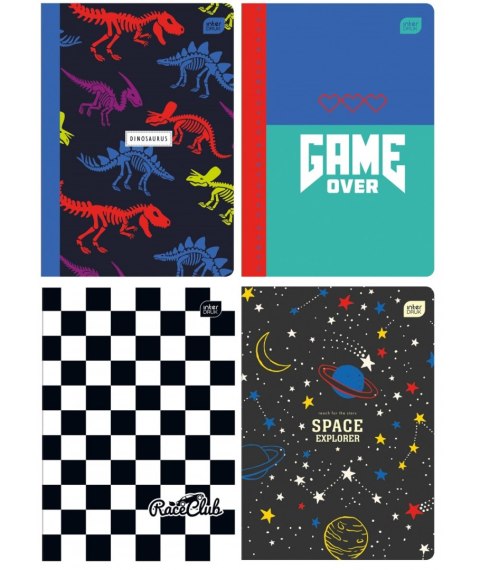 Zeszyt A5 10szt. 16k linia 2 kolory