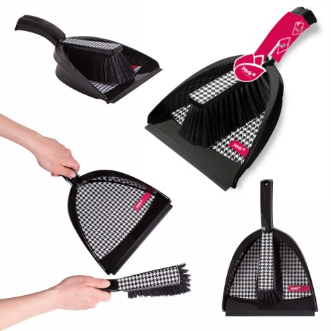 Zmiotka z szufelką z gumą PEPITA YORK | 062132