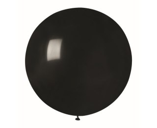 Balon G220 GIGANT kula pastelowa czarny 75 cm (luzem) G220/14