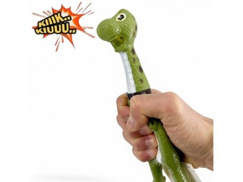 Gryzak piszczałka gumowa motyw dinozaurów 23cm k575