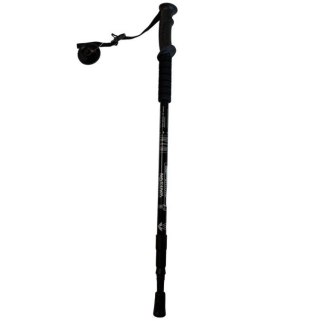 Kij do chodzenia NORDIC WALKIG trekkingowy teleskopowy 65-110 cm CZARNY NRD-103