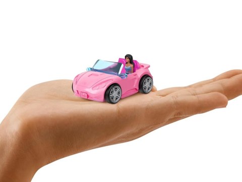 Mattel mini Barbie Land lalka kierowca pojazdu + autko kabriolet ZA6038 F