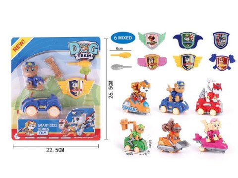 Piesek do skręcania z autem BZ2455