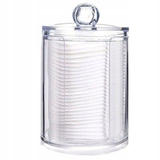 Pojemnik akrylowy na płatki kosmetyczne waciki organizer PID0762