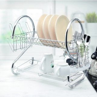 Stabilny i praktyczny ociekacz do naczyń suszarka Dżeta 56,5 x 25 x 39,5 cm