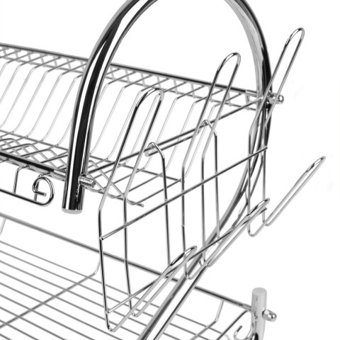 Stabilny i praktyczny ociekacz do naczyń suszarka Dżeta 56,5 x 25 x 39,5 cm