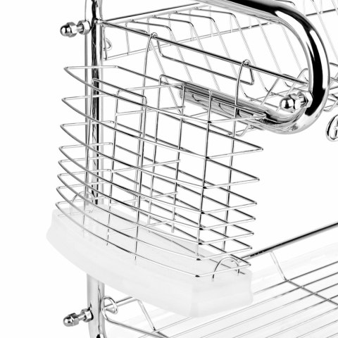Stabilny i praktyczny ociekacz suszarka do naczyń dwupoziomowa Epsilon 56,5 x 25 x 34,5 cm
