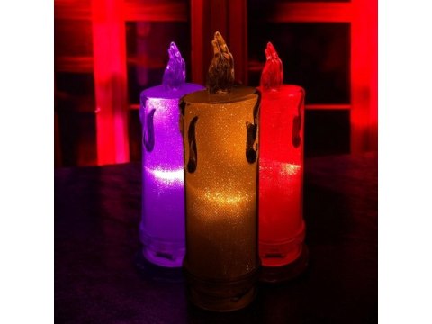 Świeczka led / wkład do zniczy 18cm sla7079a-assorted