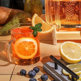 Szklanka borokrzemowa do gorących i zimnych napojów kubek szklany Resis Elina 420 ml