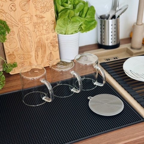 Szklanka borokrzemowa do gorących i zimnych napojów kubek szklany Resis Elina 420 ml