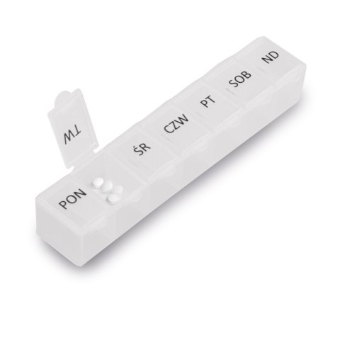 Tygodniowy pojemnik na tabletki z 7 przegródkami