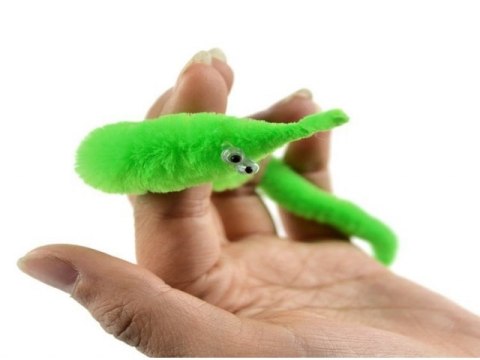 Zabawka gumowy robaczek - mix 749384